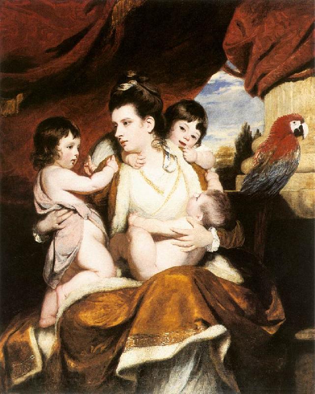 REYNOLDS, Sir Joshua Lady Cockburn and her Three Eldest Sons dy Germany oil painting art